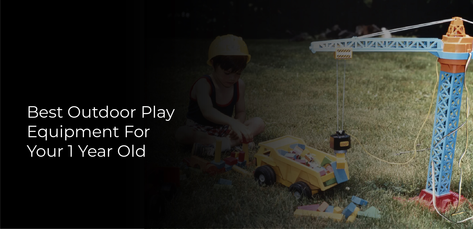 best outdoor play equipment for 1 year old